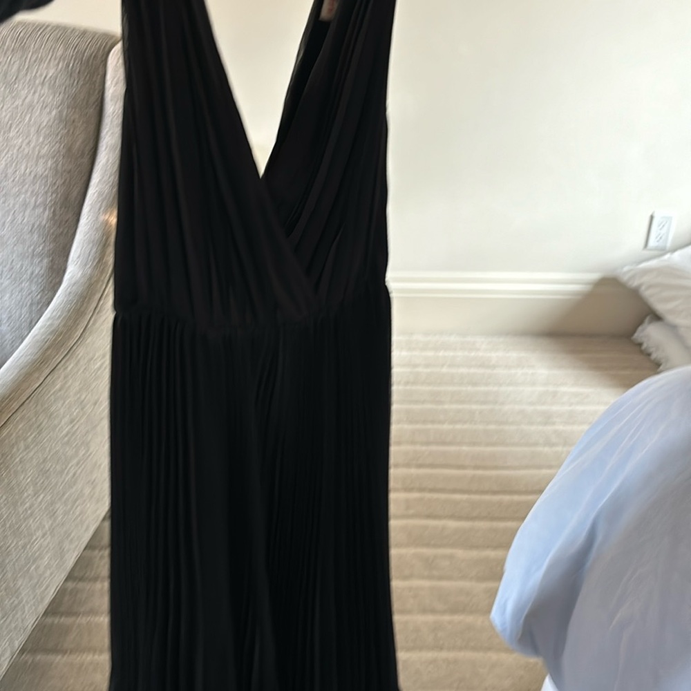 Pleated mini dress